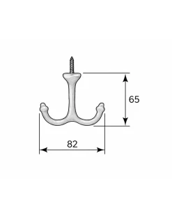 Sibes Metall AB Ankarkrokar|Ankarkrokar|Ankarkrok - Jernbolaget Nr 5555 nickel