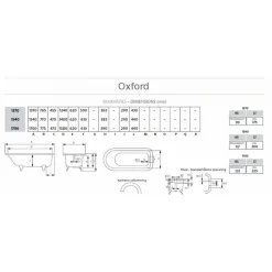 Badex AB Gjutjärnsbadkar|Djupa Badkar|Badkar gjutjärn - Oxford med tassar, 137 cm