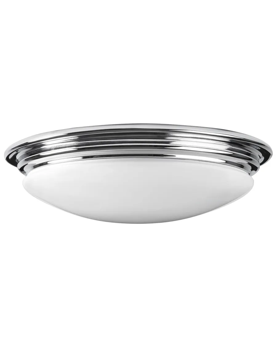 Badex AB Badrumslampor - Tak|Badrumslampor - Tak|Badrumslampa - Taklampa Bovey plafond krom/matt vit