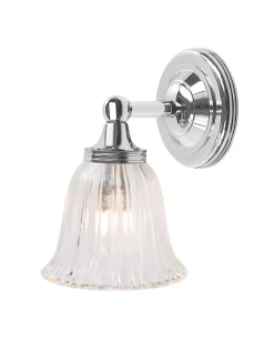 Badex AB Badrumslampor - Vägg|Vägglampor I Krom|Badrumslampa - Vägglampa Truro krom/glas