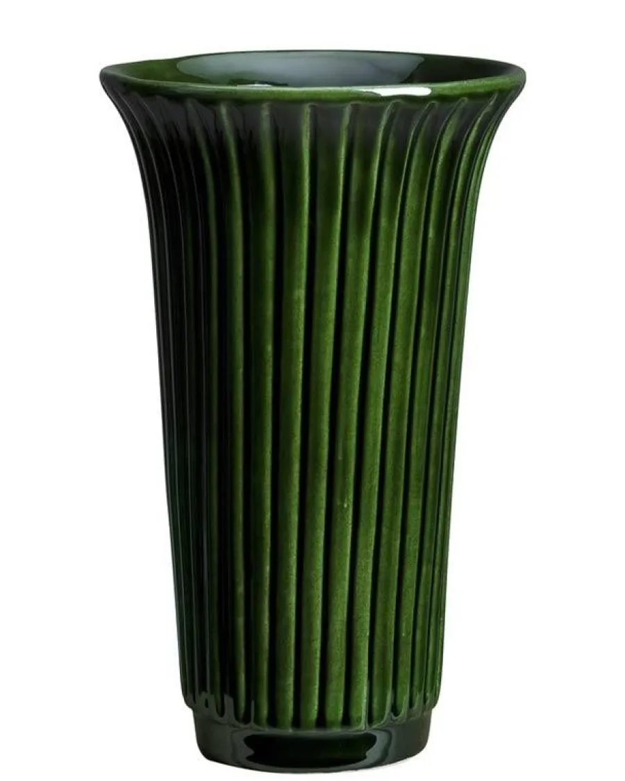 Bergs Potter ApS Presenttips|Blomkrukor & Vaser|Bergs Potter Blomvas 1920-tal - Grön 12 cm