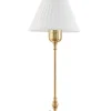 Karlskrona Lampfabrik Bordslampor|Bordslampor I Mässing|Bordslampa - Ankarcrona 50 cm mässing, vit skärm