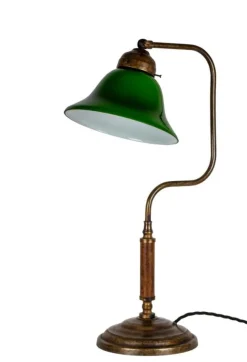 STILARS di GOBBI ANGELO S.n.c. Bordslampor|Bordslampa 1903 - Antik med grön klockskärm