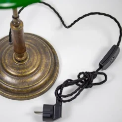 STILARS di GOBBI ANGELO S.n.c. Bordslampor|Bordslampa 1903 - Antik med grön klockskärm