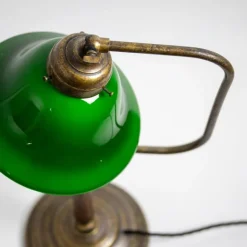 STILARS di GOBBI ANGELO S.n.c. Bordslampor|Bordslampa 1903 - Antik med grön klockskärm