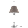 Karlskrona Lampfabrik Bordslampor|Bordslampa - Kellgren nickel, beige skärm