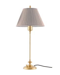 Karlskrona Lampfabrik Bordslampor|Bordslampor I Mässing|Bordslampa - Moberg 65 cm mässing, beige skärm