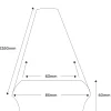 Nordingrå Trä AB Bottenstockar|Bottenstockar|Bottenstock till räcke - 40 x 85 x 2350 mm