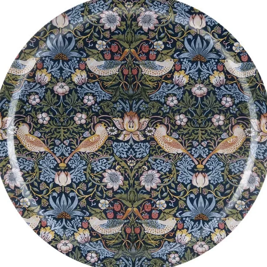 Åry AB William Morris Brickor|William Morris Brickor|Bricka 49 cm - William Morris, Strawberry Thief