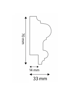 Valbo Trä AB Bröstlister|Bröstlister Till Pärlspont|Bröstlist - Mäster 70 mm
