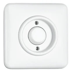 Thomas Hoof Produktgesellschaft Infällda Strömbrytare|Strömbrytare Med Dimmer|Dimmer kvadrat vit duroplast - THPG infällt