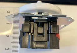Fontini S.A. Strömbrytare Med Dimmer|Vridströmbrytare|Dimmer vitt porslin - Fontini infällt