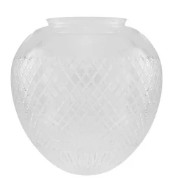 Karlskrona Lampfabrik Lampskärmar I Glas|Droppskärm (f200/Slipat klar)