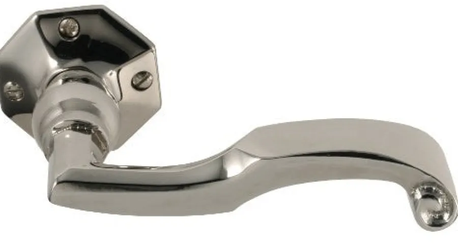 Sibes Metall AB Dörrhandtag Med Rosett|Dörrhandtag - Albert Karlsson 1210 nickel