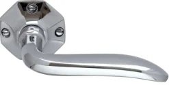 Sibes Metall AB Dörrhandtag Med Rosett|Dörrhandtag - Låsbolaget 659 nickel