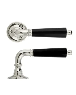 NEXA TECHNOLOGIES / NANDAN INTERNATIONAL Dörrhandtag Med Rosett|Dörrhandtag - Næsman 195 nickel