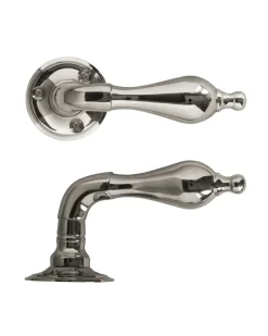 NEXA TECHNOLOGIES / NANDAN INTERNATIONAL Dörrhandtag Med Rosett|Dörrhandtag - Næsman nr 212 nickel