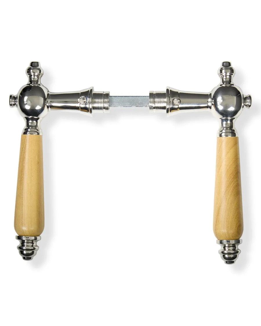 The deko style Dörrhandtag Utan Rosett|Dörrtrycke Grevgatan nickel - Utan rosett
