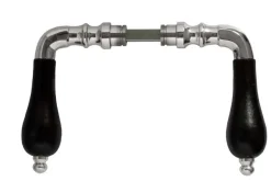 Sibes Metall AB Dörrhandtag Utan Rosett|Dörrtrycke Låsbolaget 108 Nickel - utan rosett