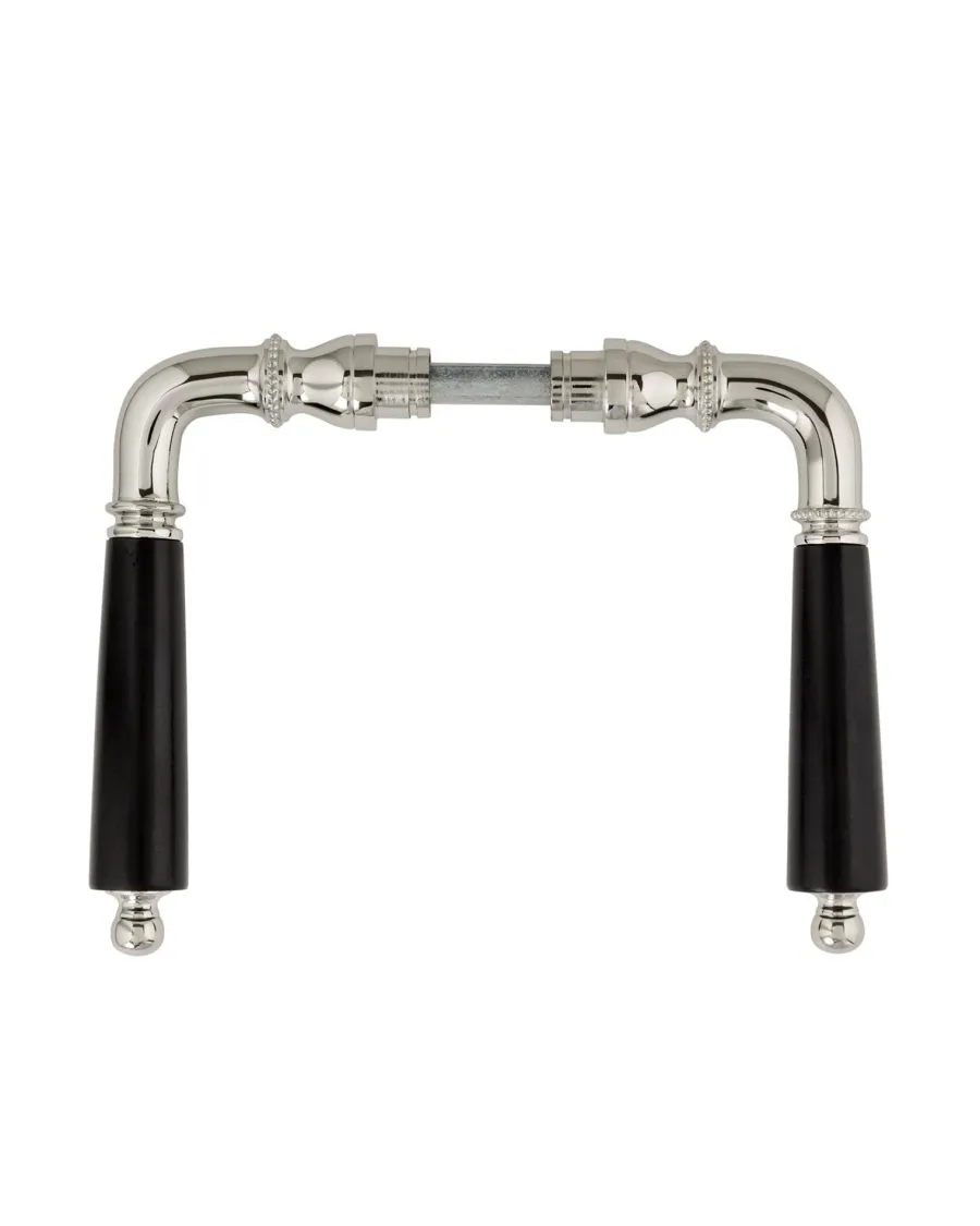 The deko style Dörrhandtag Utan Rosett|Dörrtrycke Næsman N:o 195 Nickel - utan rosett