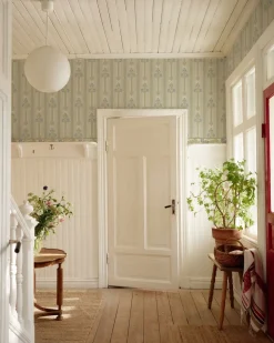 Duro Sweden AB Duro - Tapeter|Randiga Tapeter|Duro Tapet - Nergården - Blå