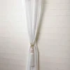 Sanova AB Duschdraperihållare|Tillbehör Mässing - Badrum|Duschdraperihållare - Rund 80 cm mässing