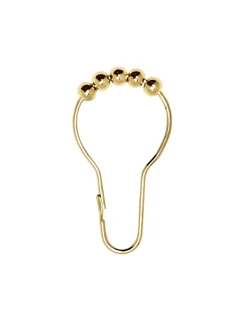 NEXA TECHNOLOGIES Tillbehör Mässing - Badrum|Duschdraperiringar - Mässing 12-pack