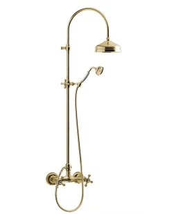 Gaboli Fratelli Rubinetteria Duschar|Duschset|Duschset - Kensington retro gammaldags blandare, guld