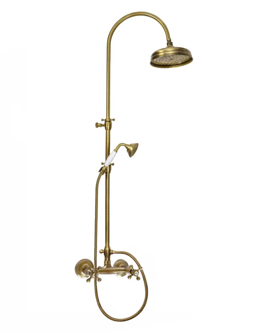 Gaboli Fratelli Rubinetteria Duschar|Duschset|Duschset - Kensington retro gammaldags blandare, brons