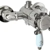 Gaboli Fratelli Rubinetteria Duschar|Duschset|Duschset - Kensington retro med termostatblandare, krom