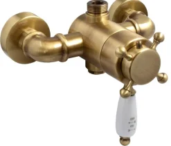 Gaboli Fratelli Rubinetteria Duschar|Duschset|Duschset - Kensington retro med termostatblandare, brons