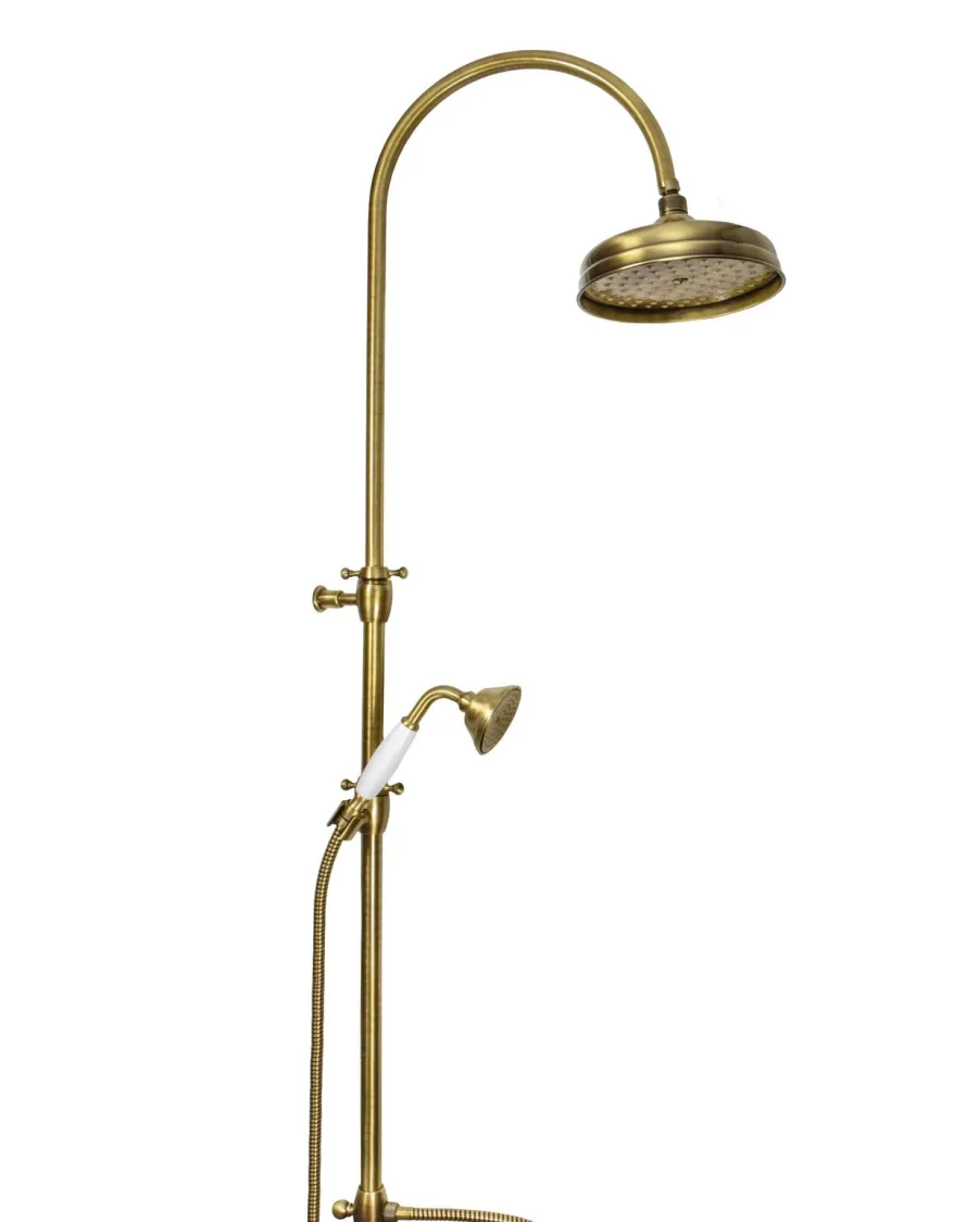 Gaboli Fratelli Rubinetteria Duschar|Duschset - Kensington retro utan blandare, brons