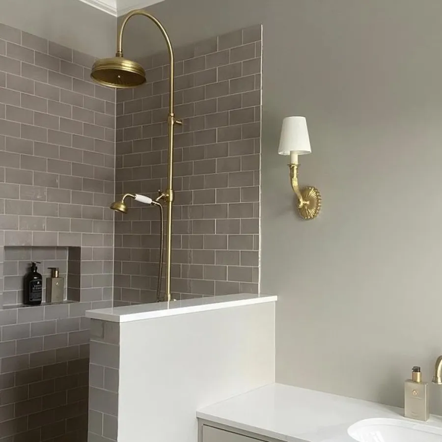 Badex AB Duschar|Duschset - Maxima Classic utan blandare, brons