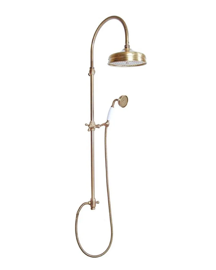 Badex AB Duschar|Duschset - Maxima Classic utan blandare, brons