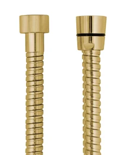 Gaboli Fratelli Rubinetteria Duschmunstycken|Duschar|Duschslang guld 150 cm - Dubbellindad metall