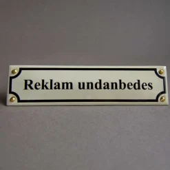 Emaljehuset Emaljskyltar|Emaljskyltar & Dörrskyltar|Emaljskylt - Reklam Undanbedes
