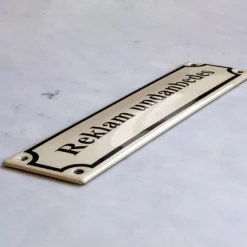 Emaljehuset Emaljskyltar|Emaljskyltar & Dörrskyltar|Emaljskylt - Reklam Undanbedes