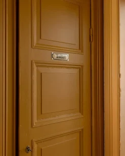 Emaljehuset Emaljskyltar|Emaljskyltar & Dörrskyltar|Emaljskylt - Toilet vit/svart