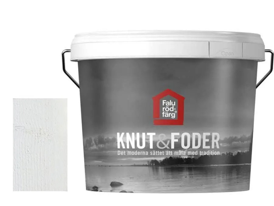 Stora Kopparbergs Bergslags AB Falu Rödfärg - Knut & Foder|Falu Rödfärg - Knut & Foder Bruten Vit 3 L