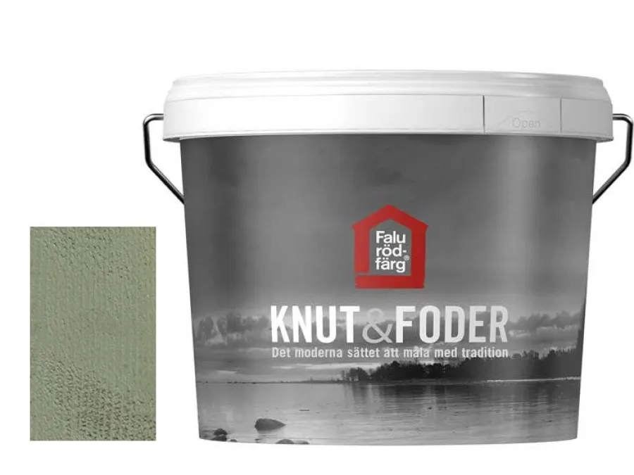 Stora Kopparbergs Bergslags AB Falu Rödfärg - Knut & Foder|Falu Rödfärg - Knut & Foder Grön 3 L