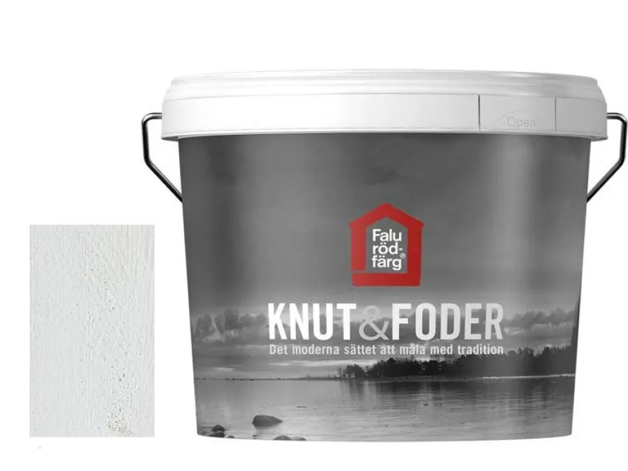 Stora Kopparbergs Bergslags AB Falu Rödfärg - Knut & Foder|Falu Rödfärg - Knut & Foder Vit 3 L
