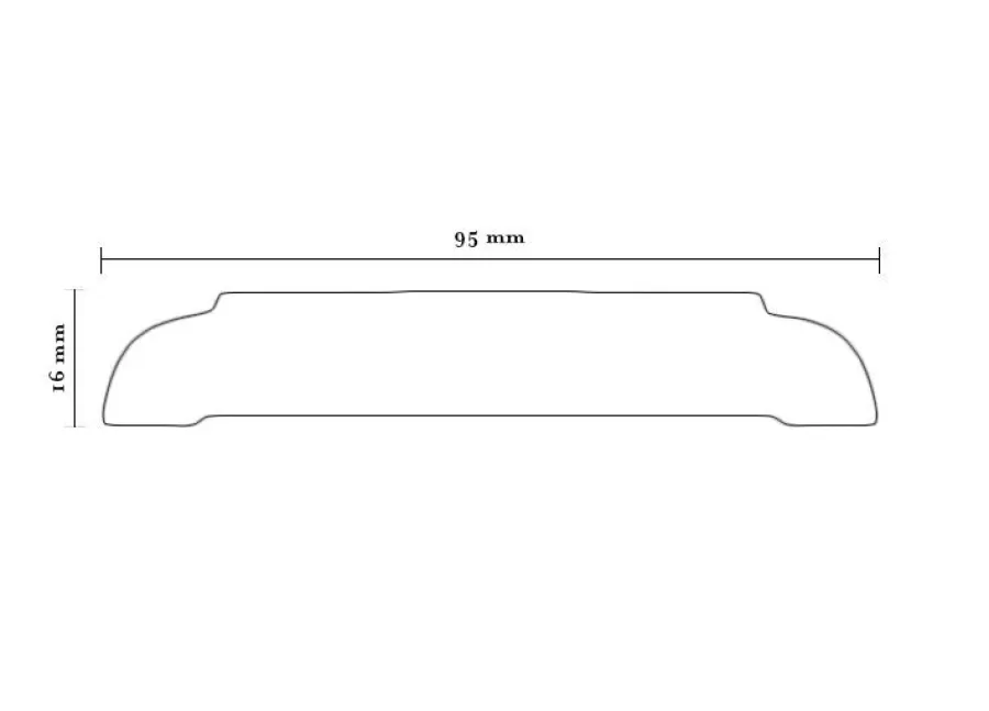Valbo Trä AB Dörr- & Fönsterfoder|Foder - Liksidigt 16 x 95 mm