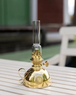 Karlskrona Lampfabrik Fotogenlampor - Bord|Juldekoration|Fotogenlampa - Nattlampa mässing