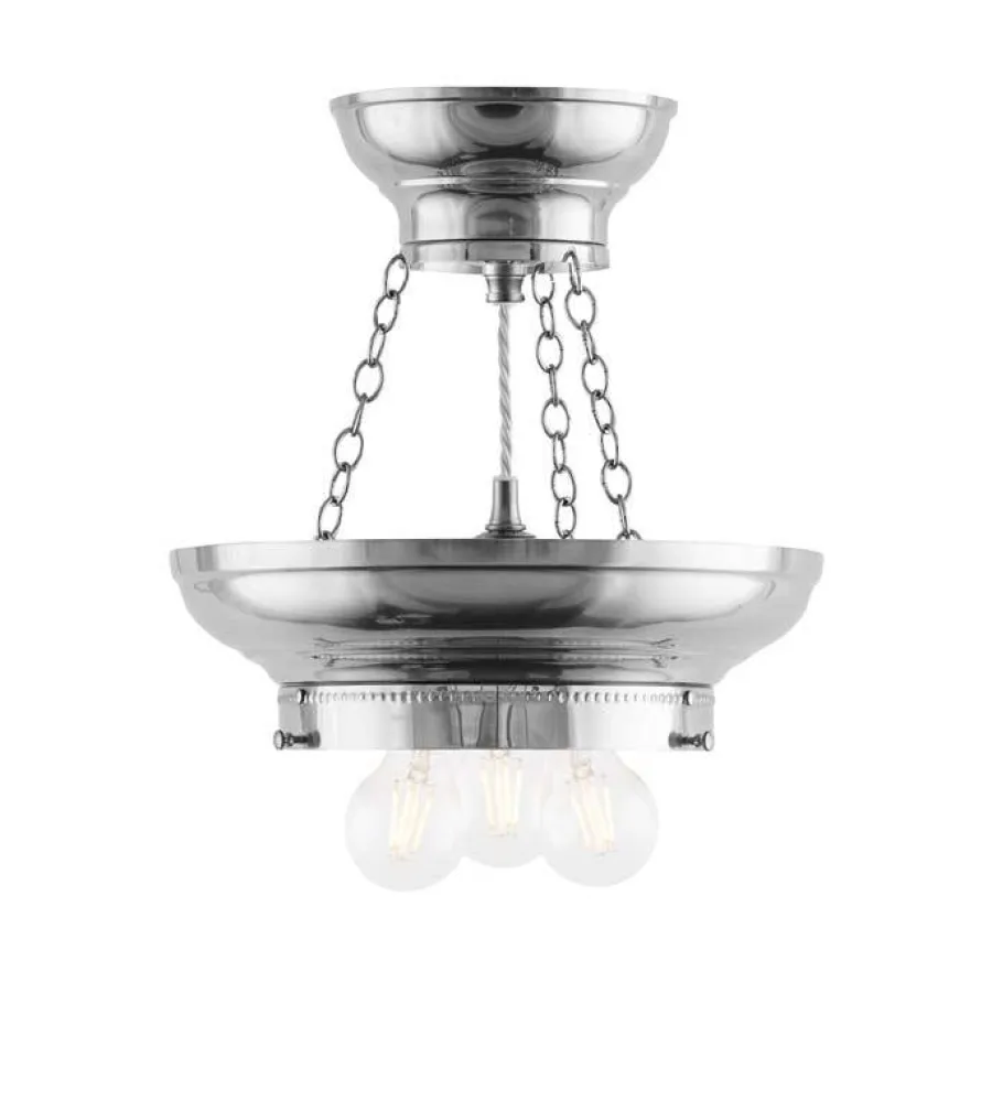 Karlskrona Lampfabrik Amplar|FrödingAmpel 200 (3xE27/Nickel)