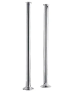 Arroll Limited Gjutjärnsbadkar|Fristående rörskydd 660 x 40 mm till vattenrör - Krom