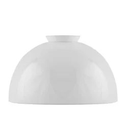 Karlskrona Lampfabrik Lampskärmar I Glas|Halvsfär d170 (f60/Vit)