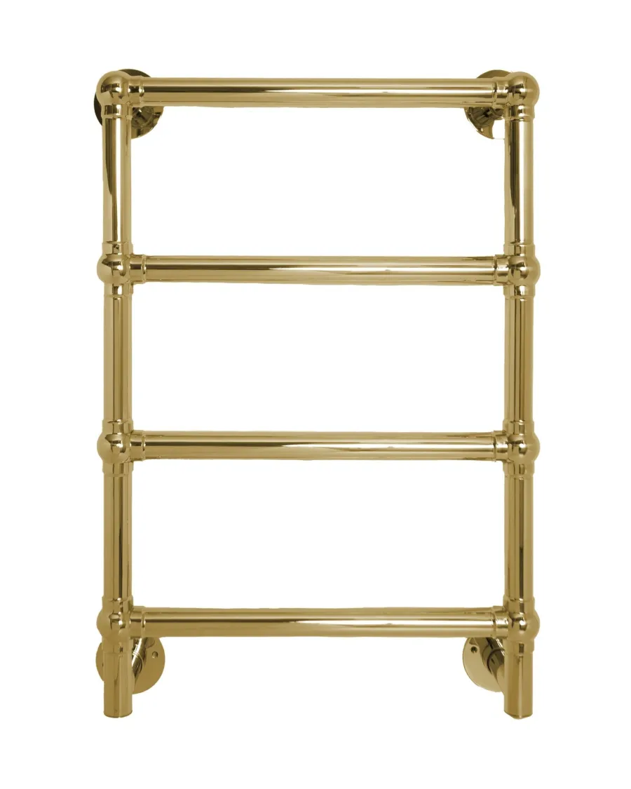 Sanova AB Handdukstorkar|Handdukstorkar Med El|Handdukstork - Mayfair mässing, elanslutning höger 500x760 mm