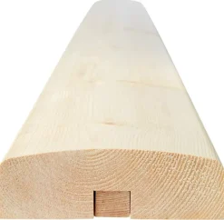 Nordingrå Trä AB Handledare|Handledare|Handledare välvd till räcke - 40 x 128 x 2350 mm
