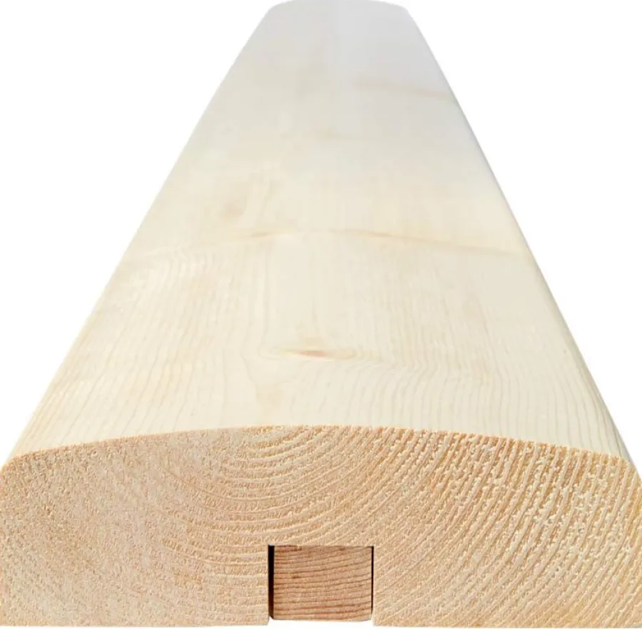 Nordingrå Trä AB Handledare|Handledare|Handledare välvd till räcke - 40 x 128 x 2350 mm