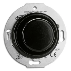 Thomas Hoof Produktgesellschaft Insatser|Svart Bakelit Infällt Thpg|Insats LED-dimmer bakelit - THPG infällt